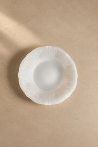 Moonlit Table Milky White Glass Dinnerware Set