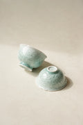 Frost Bloom Mint Ceramic Tea Cup