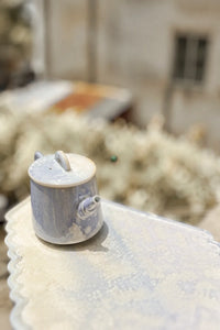 Moonlit Bloom Periwinkle Ceramic Tea Set