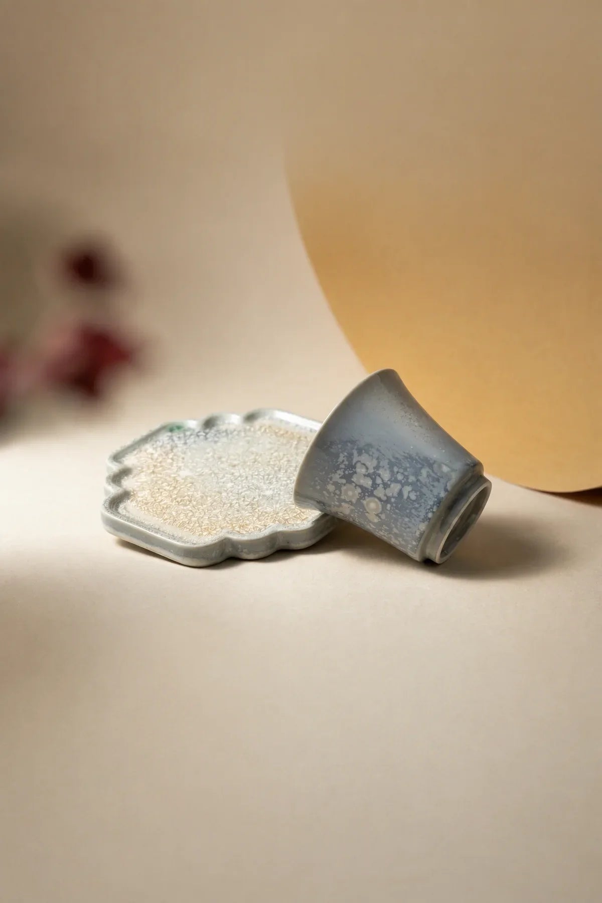 Moonlit Bloom Periwinkle Ceramic Tea Set