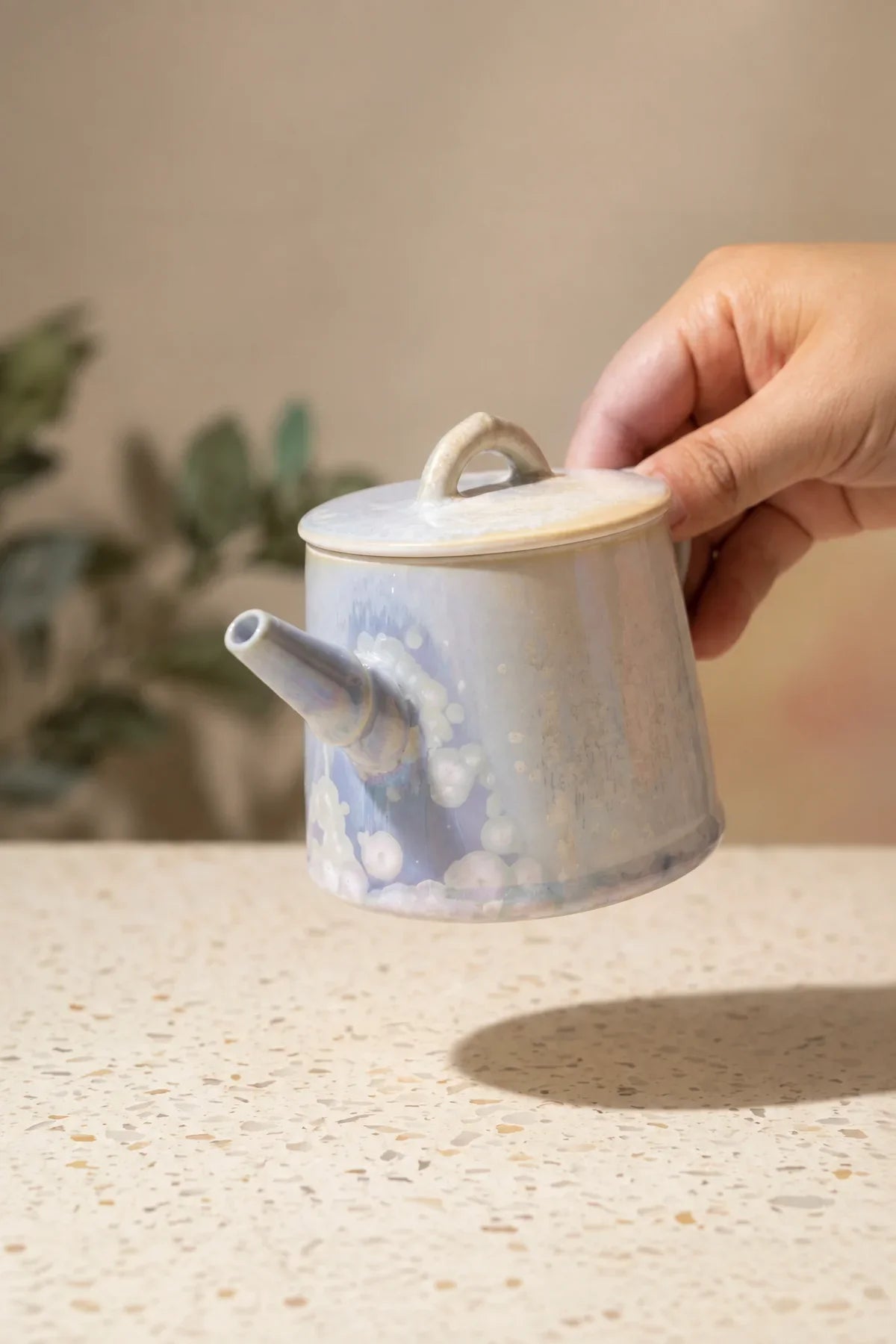 Moonlit Bloom Periwinkle Ceramic Tea Set