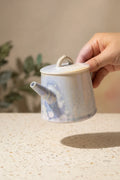 Moonlit Bloom Periwinkle Ceramic Tea Set