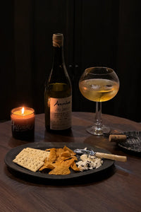 Moonlit Geometry Clear Glass Drinkware Set
