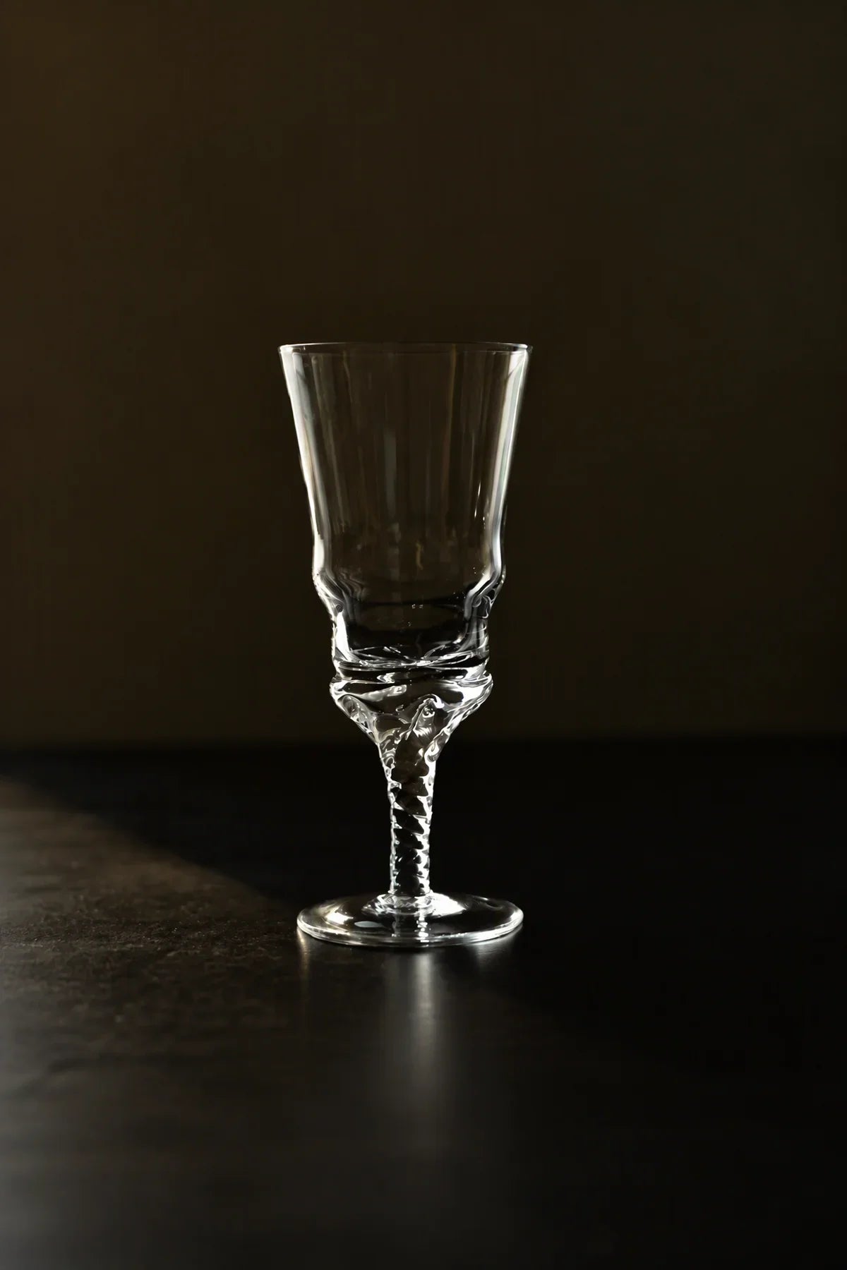 Moonlit Geometry Clear Glass Drinkware Set