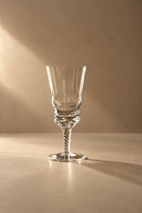 Moonlit Geometry Clear Glass Drinkware Set