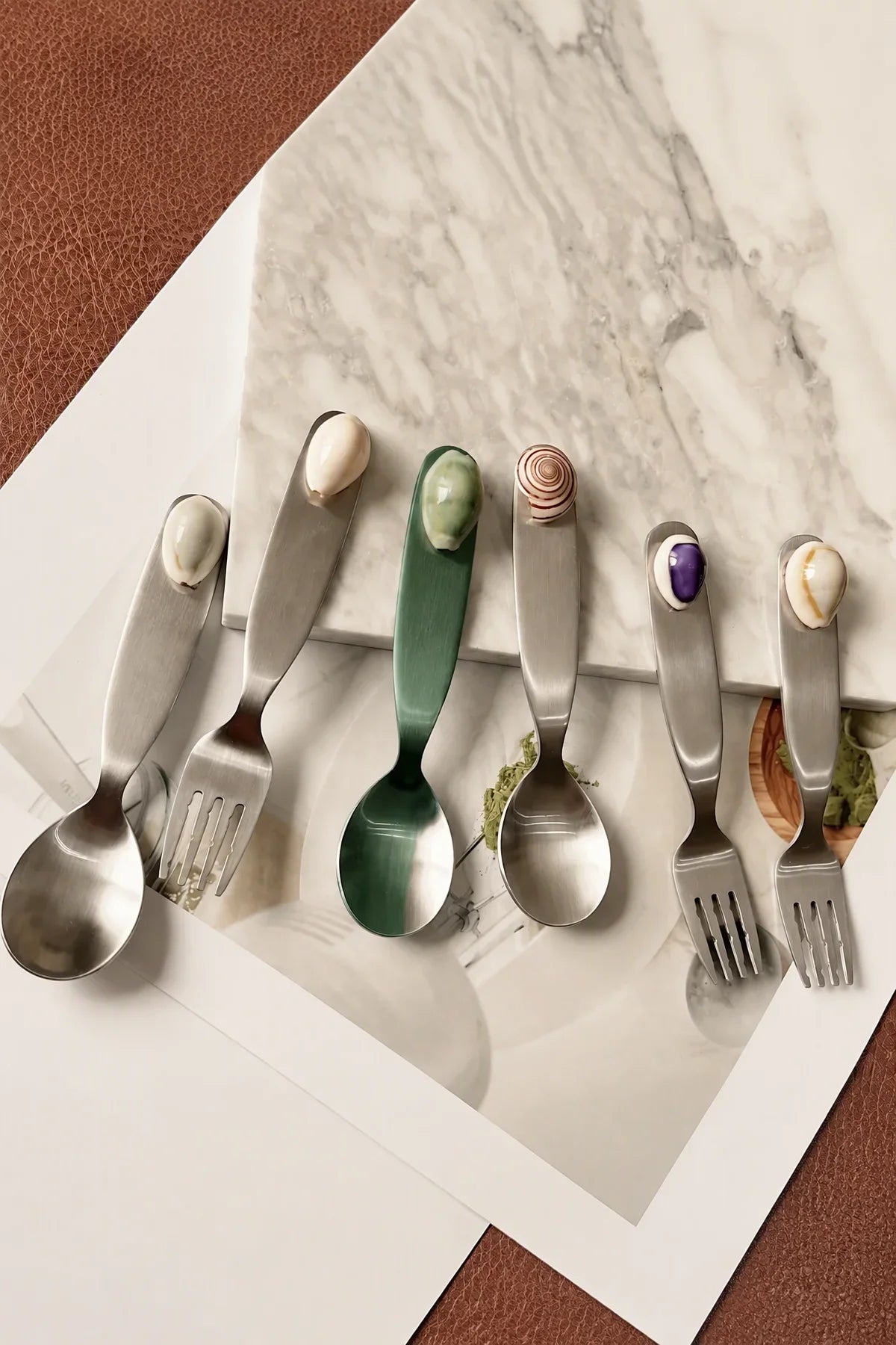 Beachcomber Matte Stainless Steel Cutlery