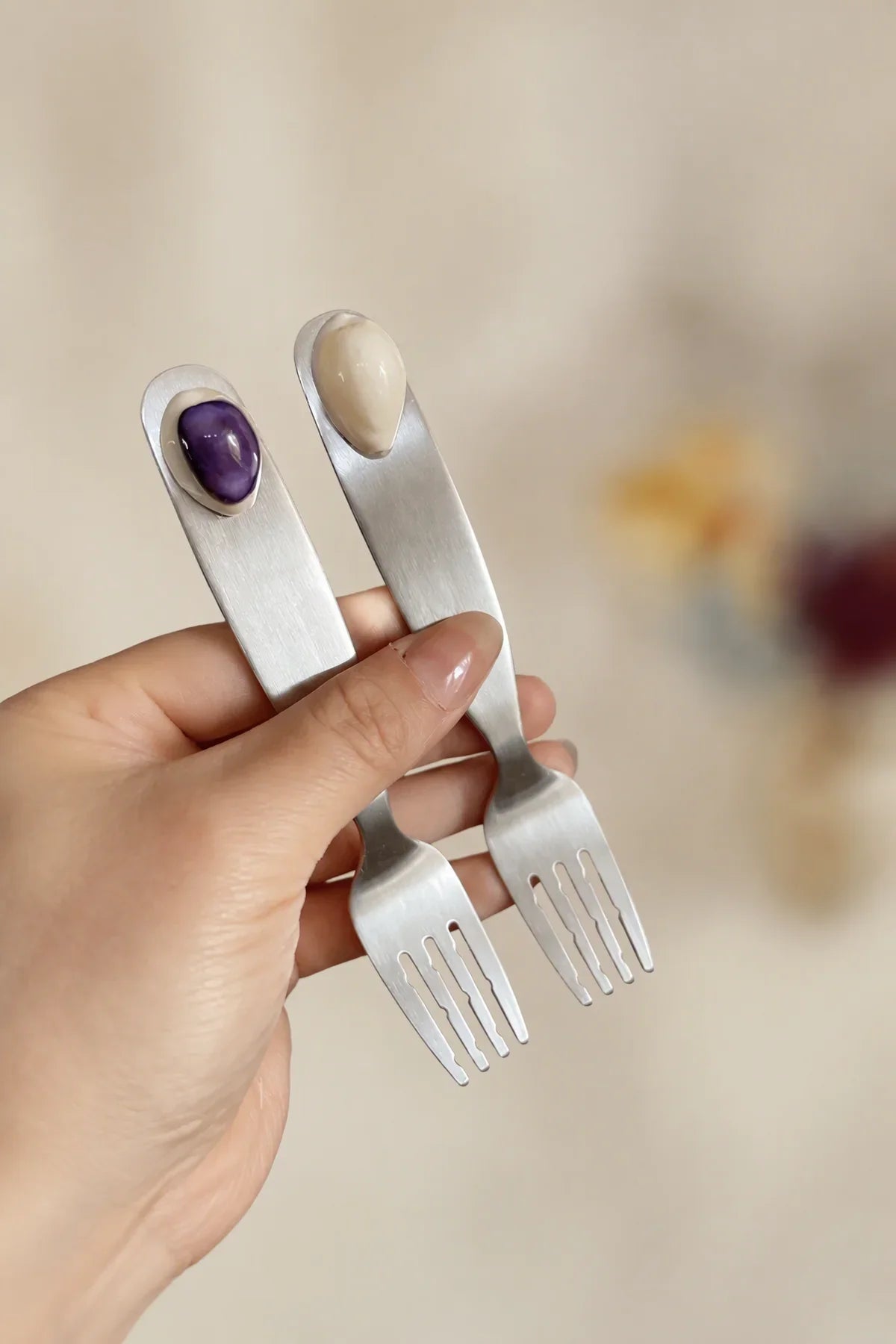Beachcomber Matte Stainless Steel Cutlery