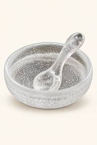 Moon Ice Frosted Glass Spoon