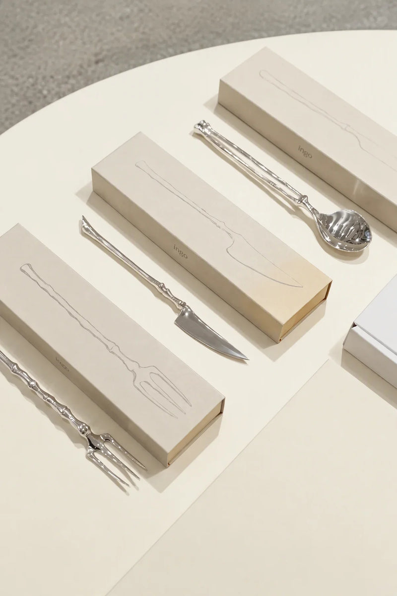 Anatomical Study Silver Stainless Steel Cutlery
