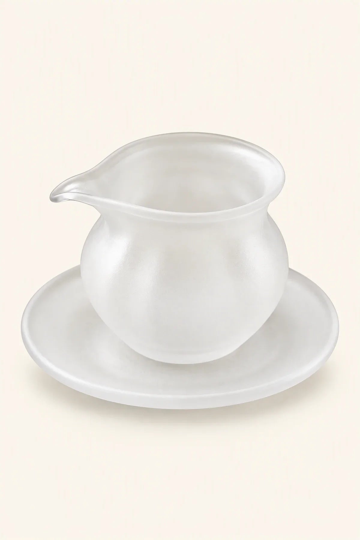 Cloud Pour Frosted Glass Tea Pitcher