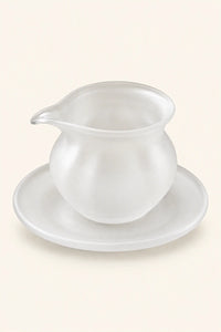 Cloud Pour Frosted Glass Tea Pitcher
