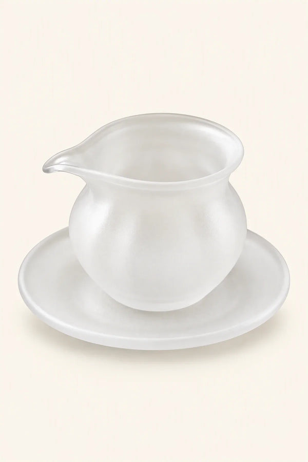 Cloud Pour Frosted Glass Tea Pitcher