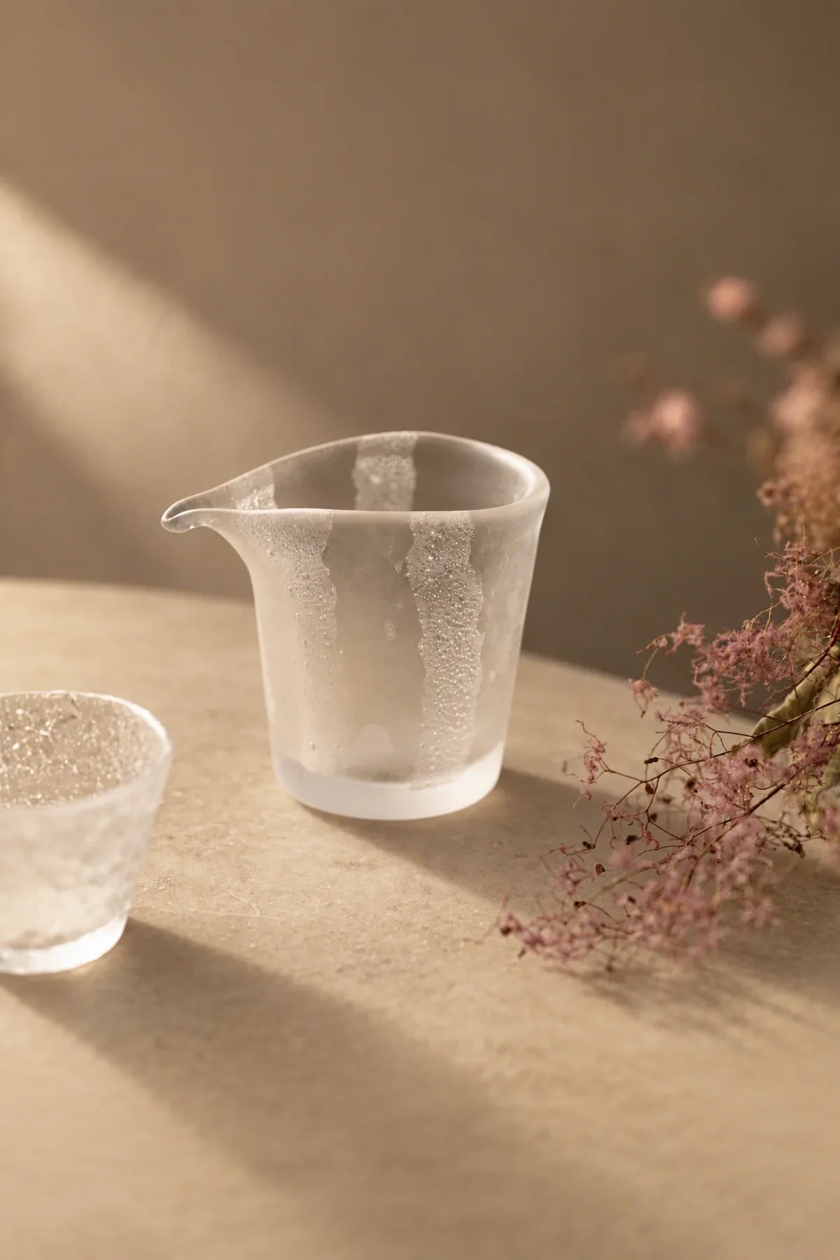 Cloud Pour Frosted Glass Tea Pitcher