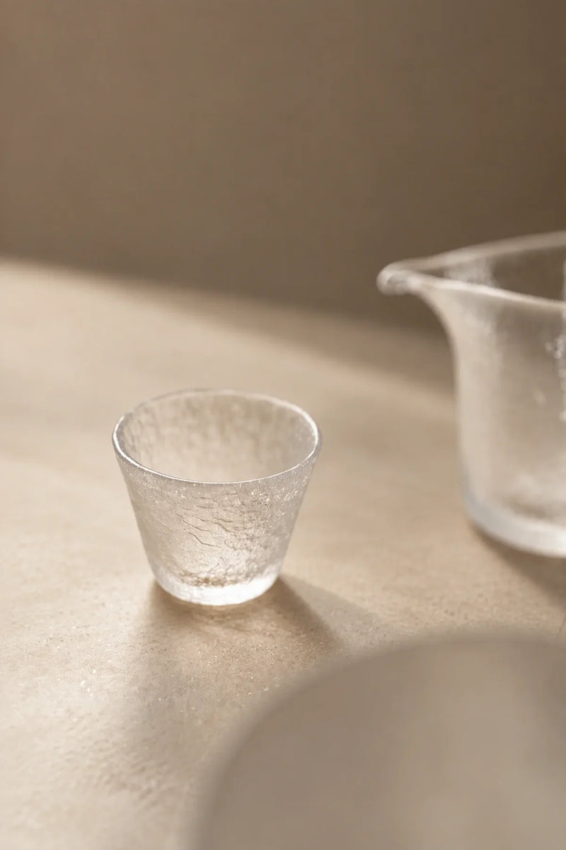 Cloud Pour Frosted Glass Tea Pitcher