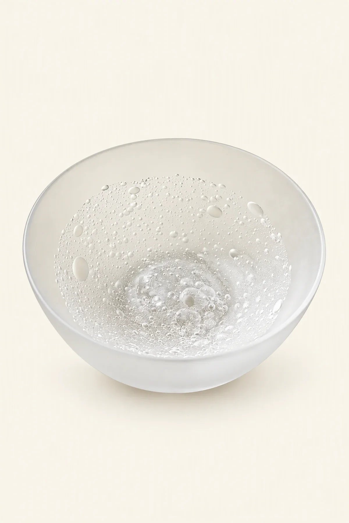 Snowmelt Frosted Clear Glass Tea Set
