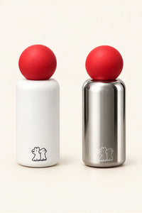 Studio Picnic Cream Stainless-Steel Water Bottle
