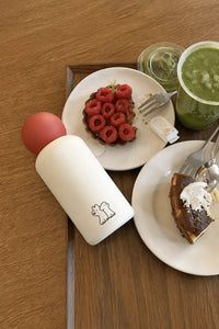 Studio Picnic Cream Stainless-Steel Water Bottle
