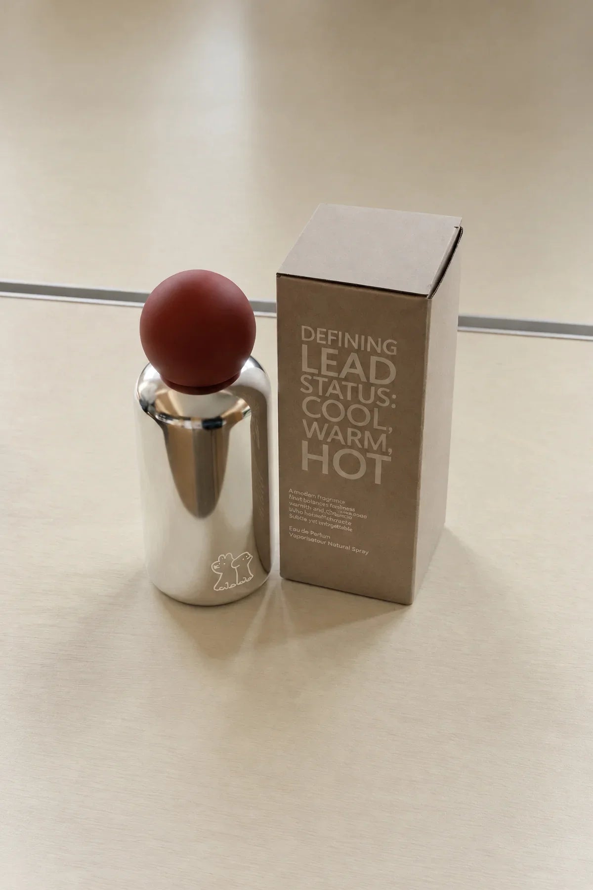 Studio Picnic Cream Stainless-Steel Water Bottle