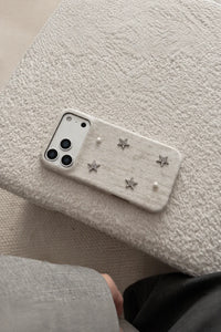Dreamy Light Cream Fabric Phone Case