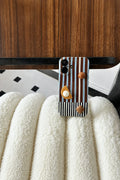 Mixed Signals Brown and Blue Striped Phone Case