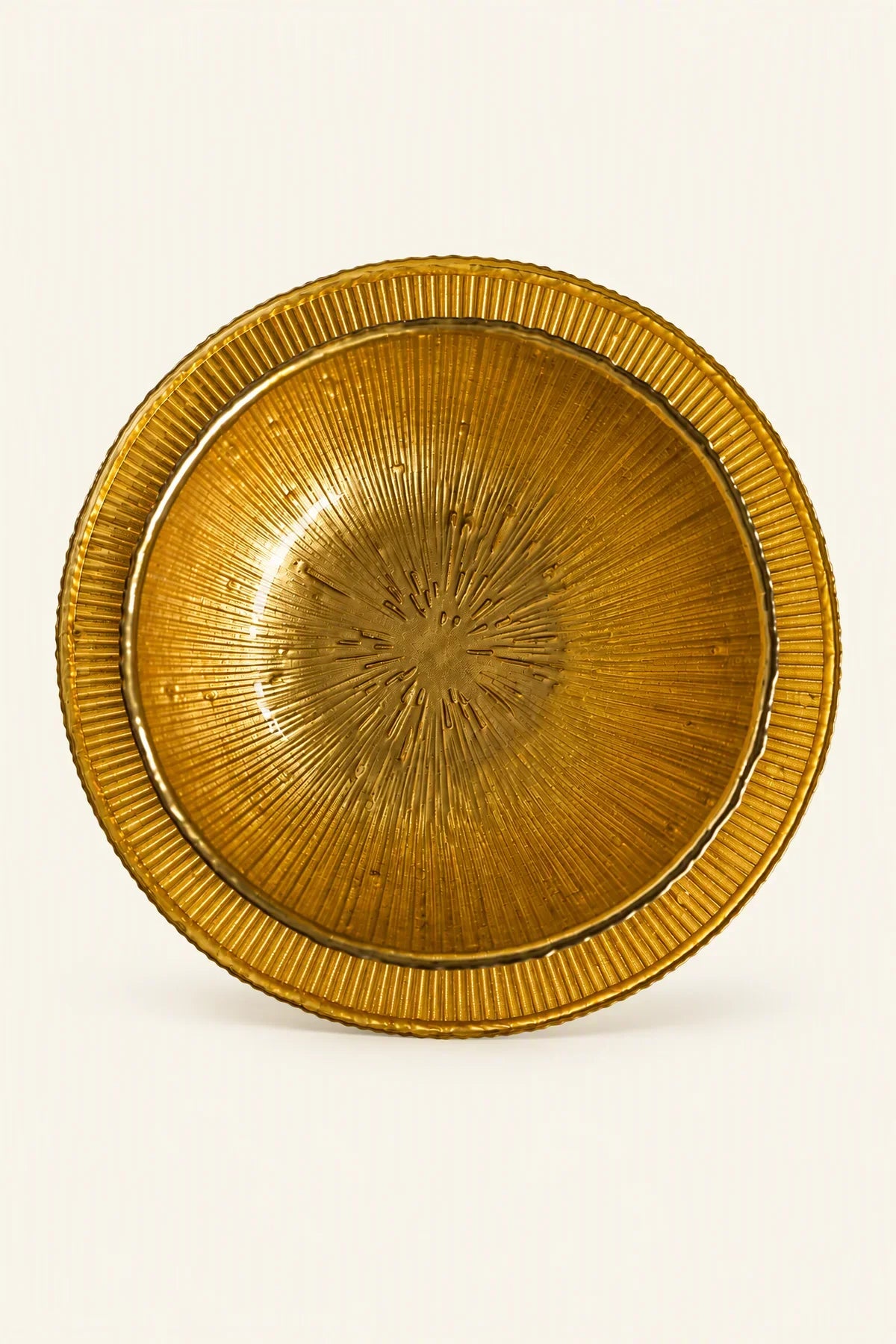 Solar Flare Gold Glass Dinnerware Set
