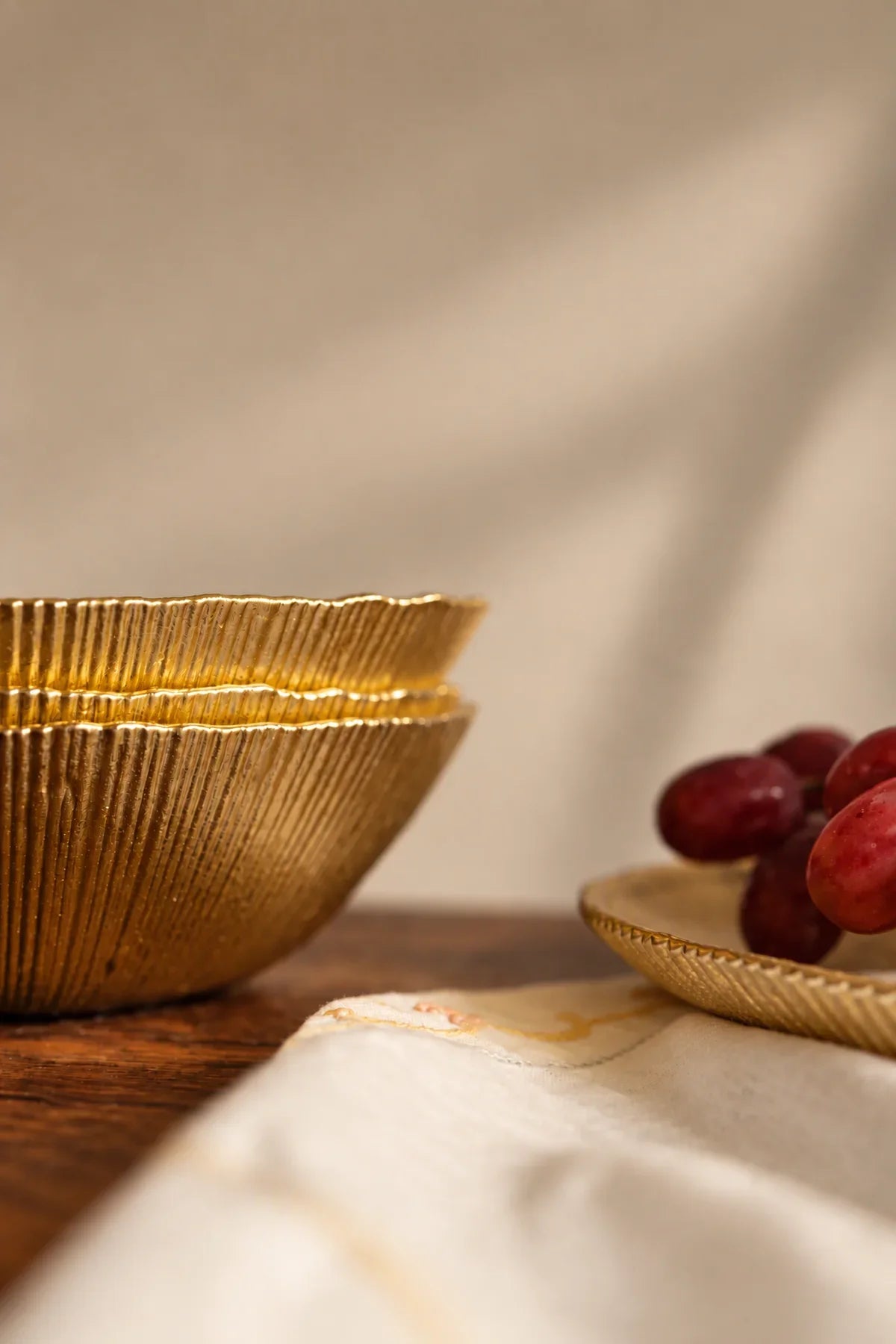 Solar Flare Gold Glass Dinnerware Set