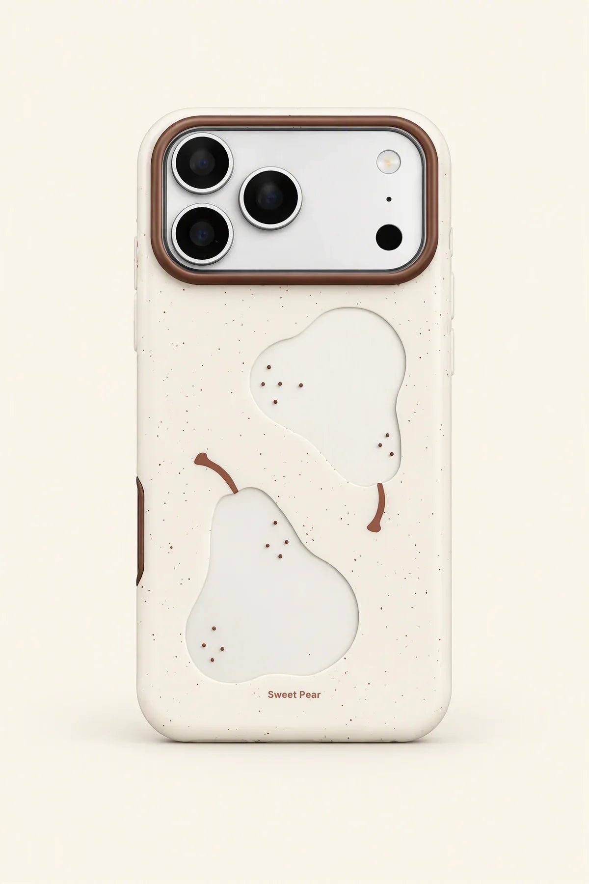 Quiet Fruit Cream Speckled Phone Case
