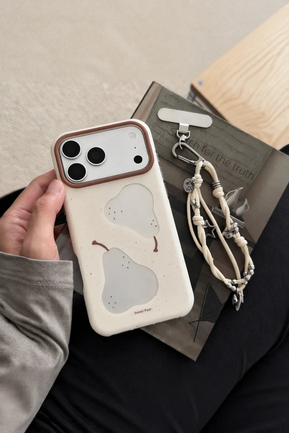 Quiet Fruit Cream Speckled Phone Case