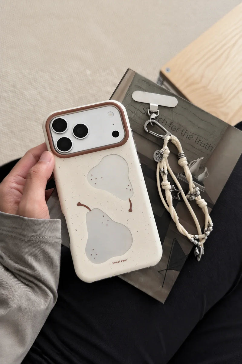 Quiet Fruit Cream Speckled Phone Case