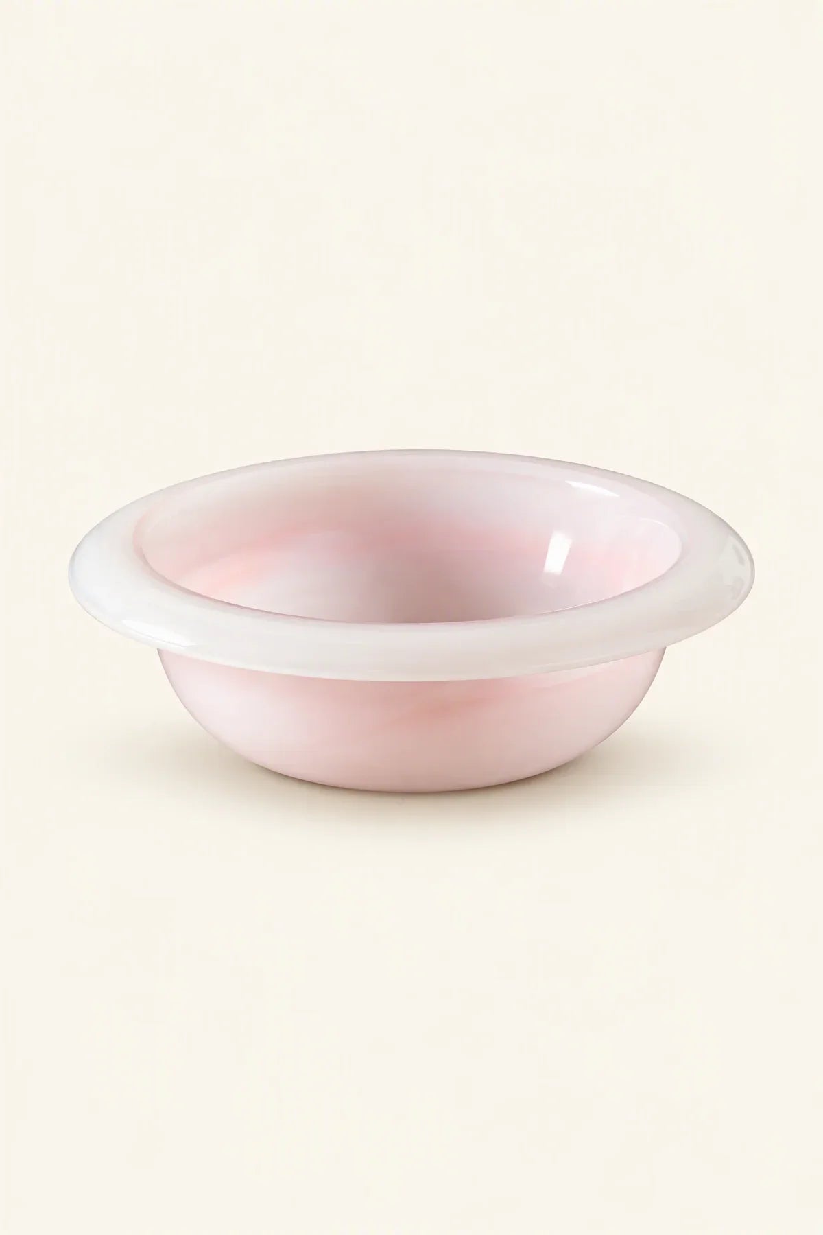 Soft Orbit Pastel Glass Dessert Bowl
