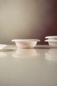 Soft Orbit Pastel Glass Dessert Bowl