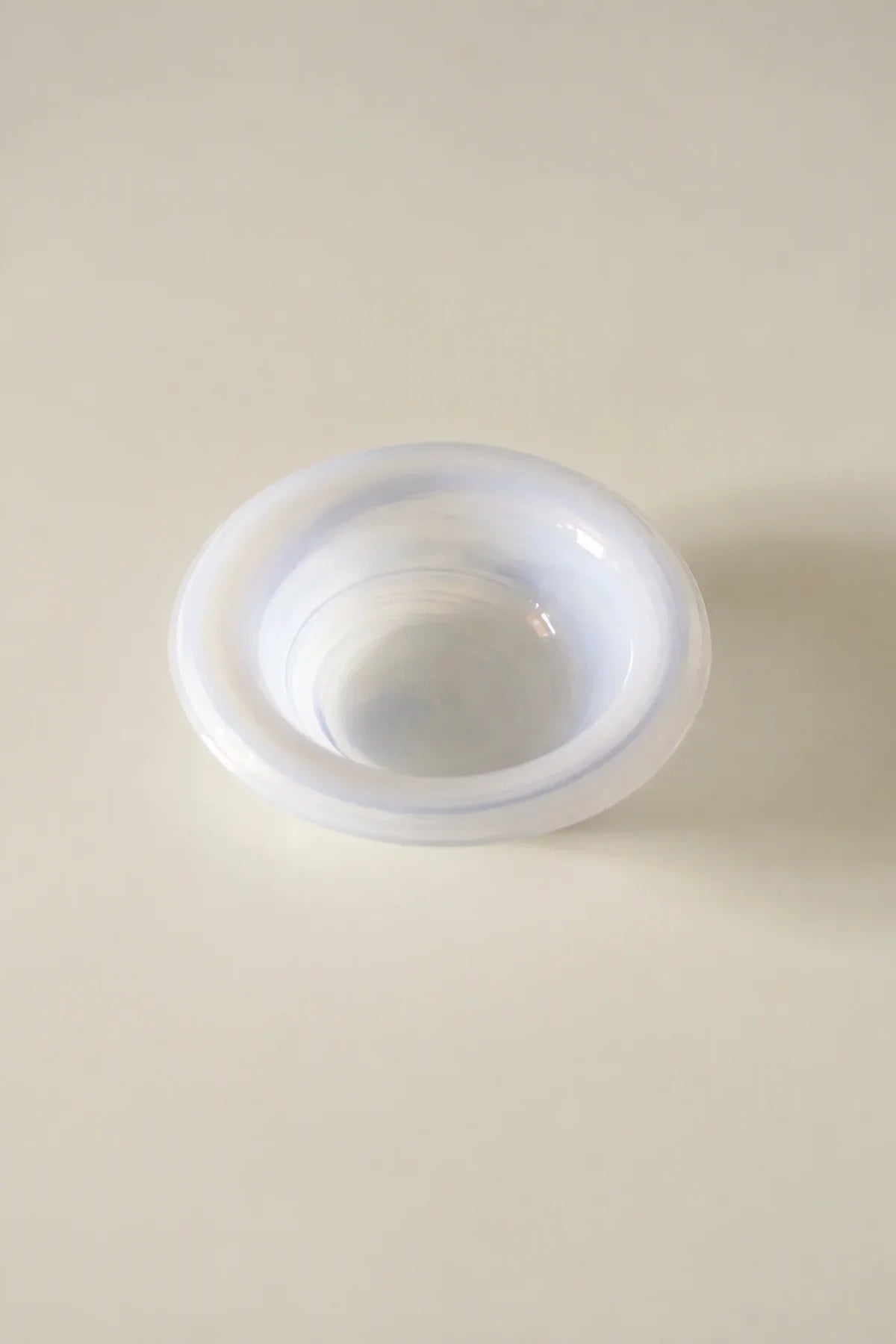 Soft Orbit Pastel Glass Dessert Bowl