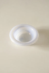 Soft Orbit Pastel Glass Dessert Bowl