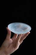 Smoke Ring Frosted Glass Tea Saucer