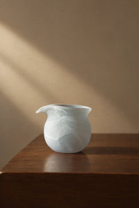 Mist Ritual Frosted White Glass Tea Set