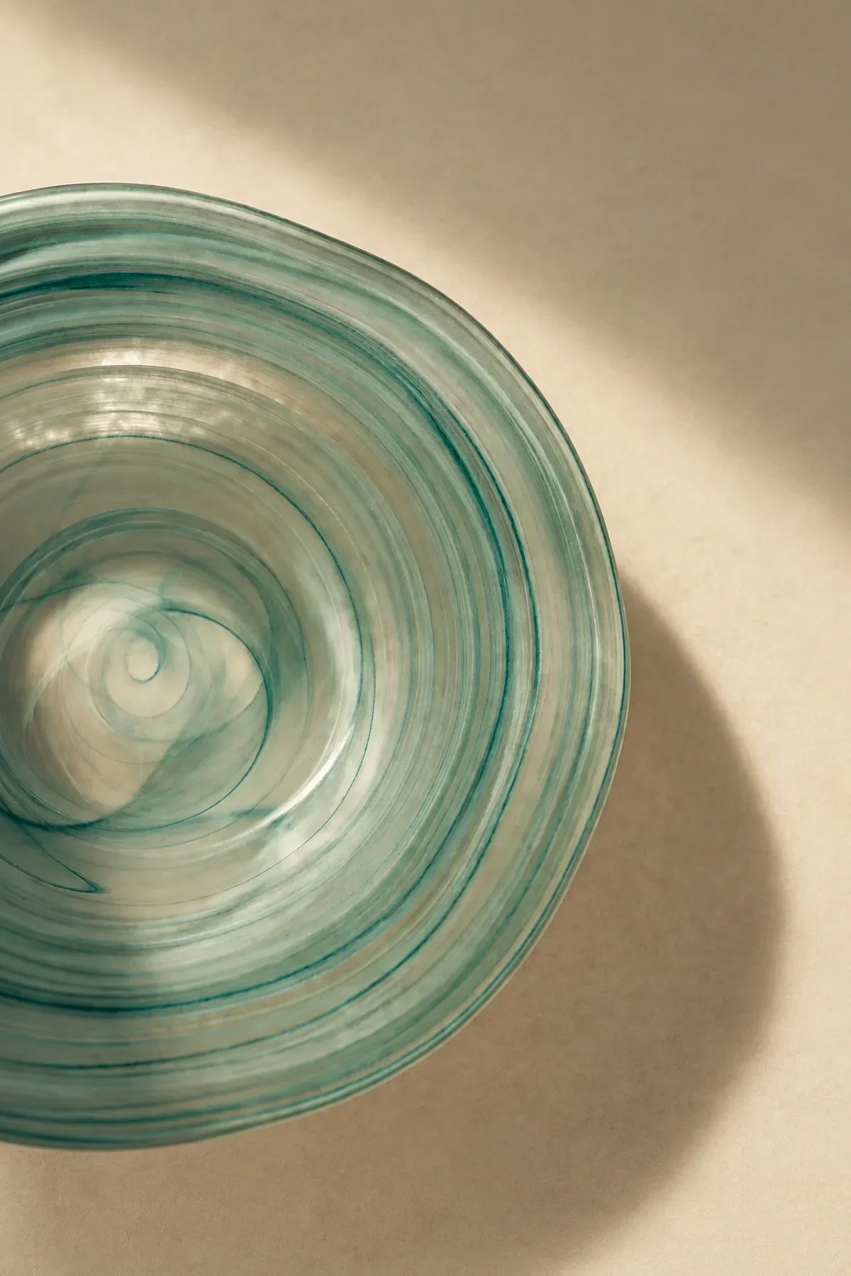 Tide Pool Pastel Glass Serving Bowl