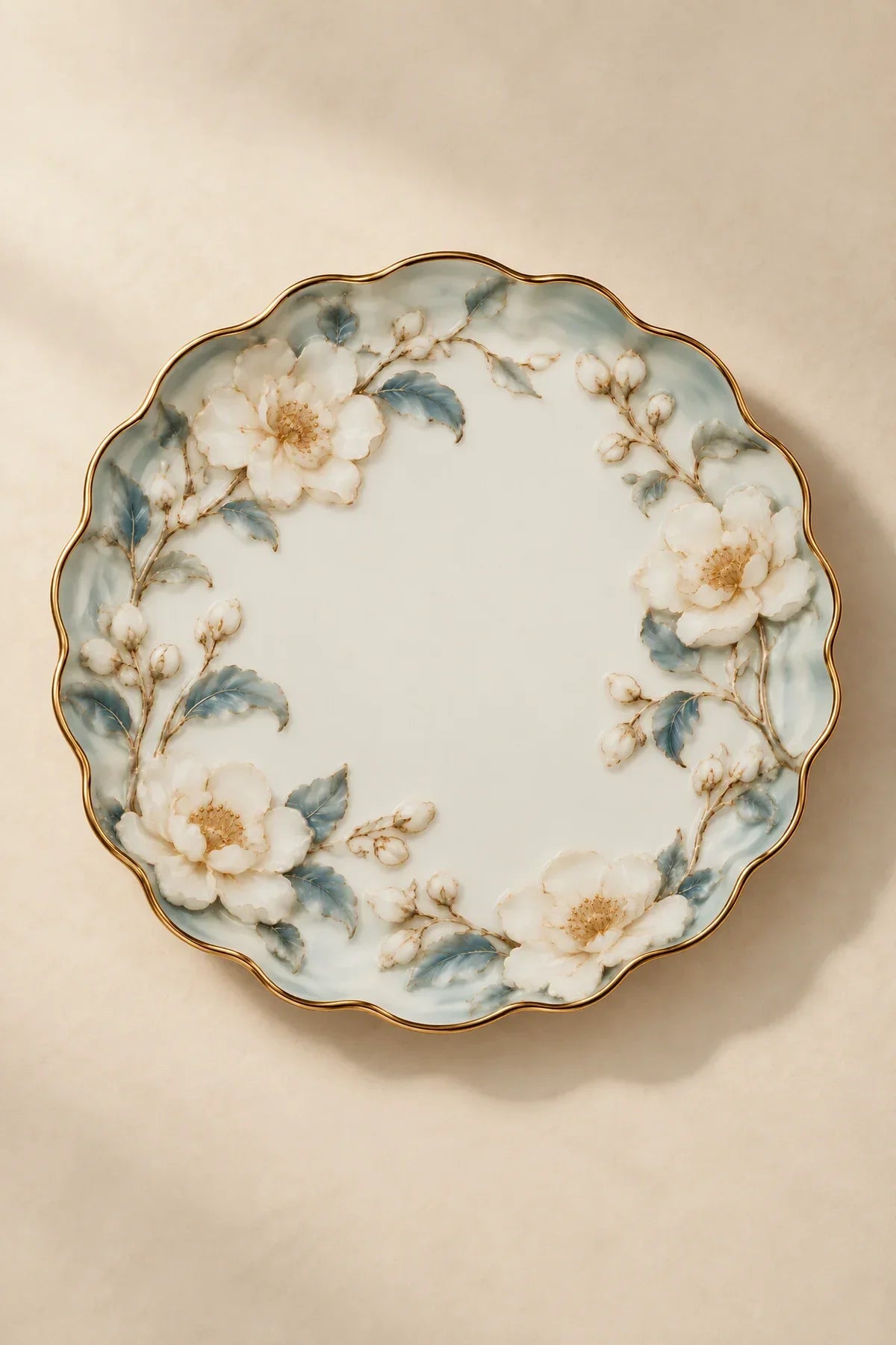 Tide Pool Pastel Glass Serving Bowl