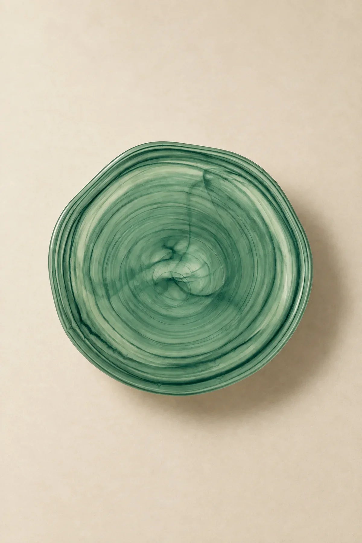 Tide Pool Pastel Glass Serving Bowl
