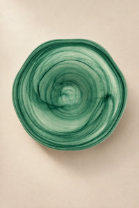 Tide Pool Pastel Glass Serving Bowl
