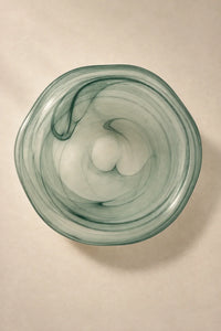 Tide Pool Pastel Glass Serving Bowl