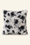 Stormy Mist Grey Faux Fur Cushion Cover