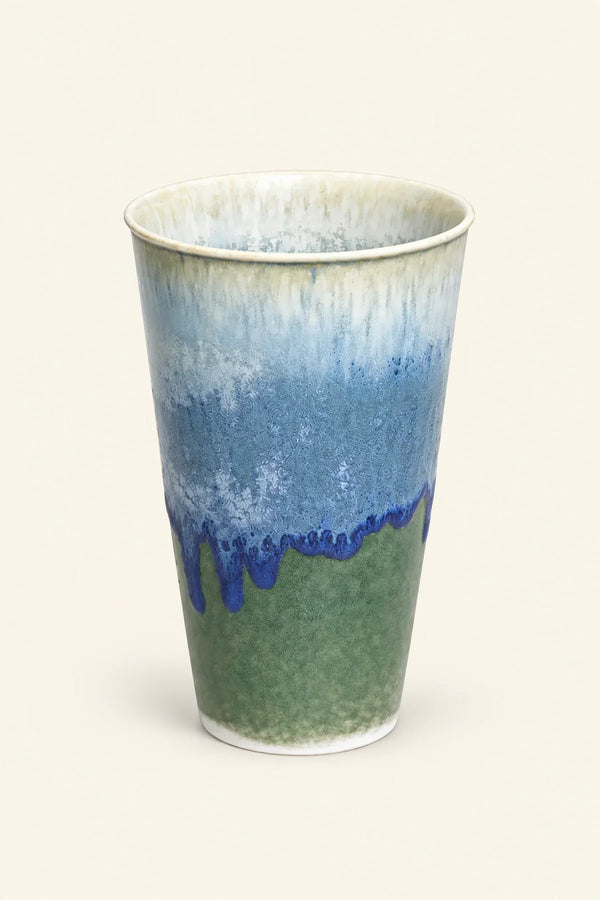 Glacier Tide Blue-Green Ceramic Cup