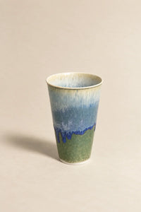 Glacier Tide Blue-Green Ceramic Cup