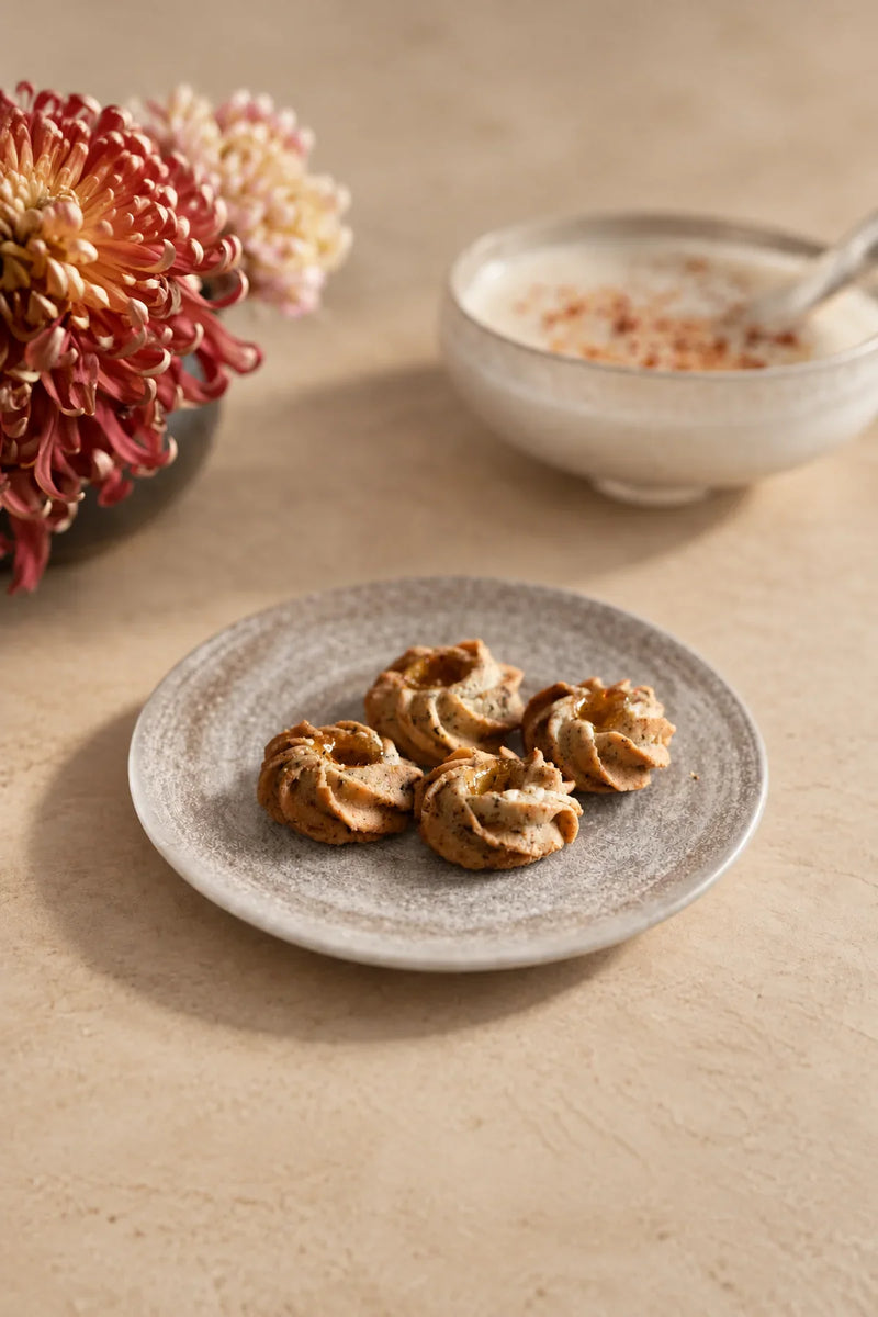 Moonlit Frosted Clear Glass Dessert Plate
