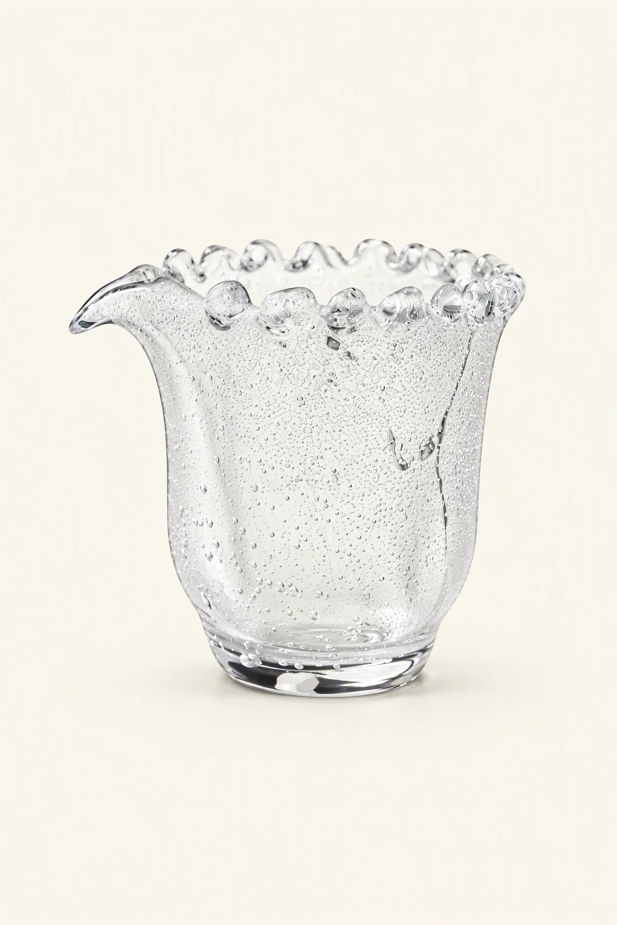 Dew Crown Frosted Glass Fair Cup