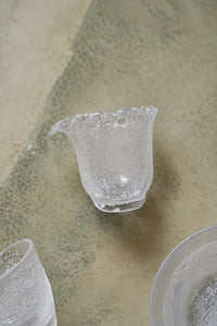 Dew Crown Frosted Glass Fair Cup