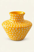 Sunspot Yellow Ceramic Flower Vase