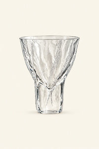 Rain Trace Clear Glass Tea Cup