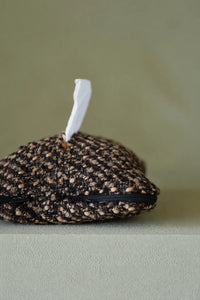 Studio Picnic Brown Mottled-Weave Textile Set