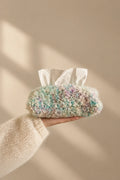 Petal Fleck Pink and Green Yarn Tissue Cover